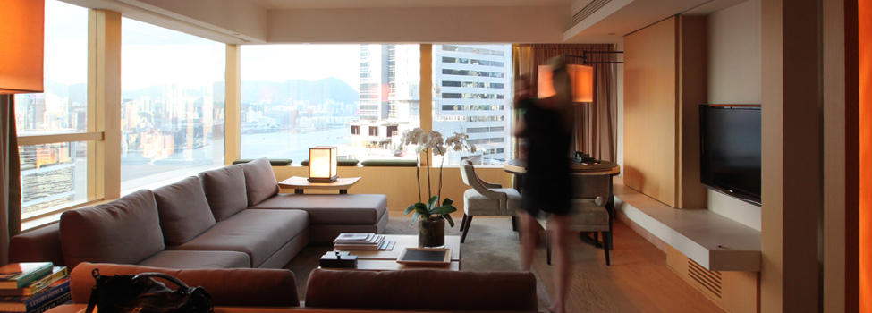 Upper Suite Room 4509 at The Upper House, Admiralty, Hong Kong, China