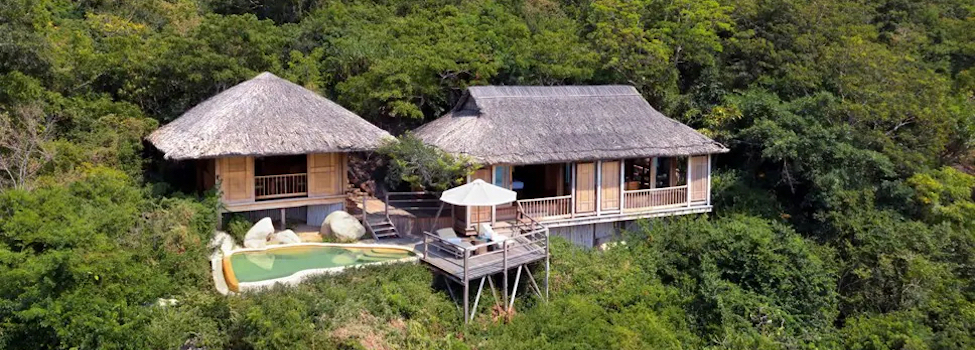 Hill Top Villa room 04 at the Six Senses Resort, Ninh Van Bay, Vietnam